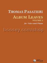 Album Leaves, Volume 2 for Voice and Piano