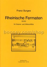 Fermatas of the Rhine - descant & treble recorders (performance score)