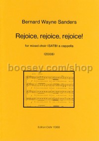 Rejoice, rejoice, rejoice! - unaccompanied SATB choir