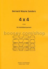 4 x 4 - woodwind quartet (score & parts)