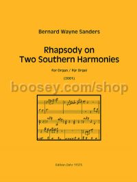 Rhapsody on Two Southern Harmonies - organ