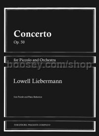Concerto Op. 50 - piccolo & piano reduction