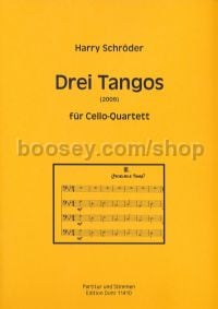 3 Tangos - 4 cellos (score & parts)
