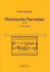 Rheinische Fermaten - 2 flutes (score)