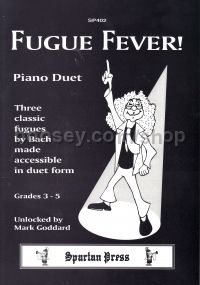 Fugue Fever! 3 Bach Fugues Arr. Piano Duet