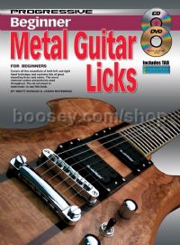 Progressive Beginner Metal Guitar Licks (+ CD + DVD)