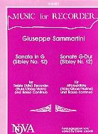 Sonata In G (Sibley No12) Tr Rec/piano