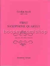 First Saxophone Quartet                     