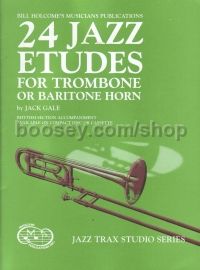 24 Jazz Etudes Trombone/baritone Gale 