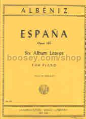 Espana Op. 165 Piano