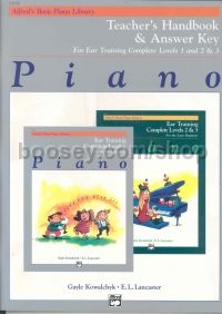 Alfred Basic Piano Ear Training Teachers Comp1-2/3