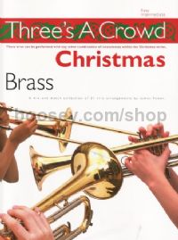 Three's A Crowd Book 4 Christmas Brass Trios 