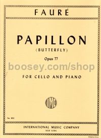 Papillon Op. 77 Cello/Piano