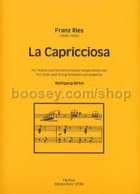 La Capricciosa - violin & string orchestra (full score)