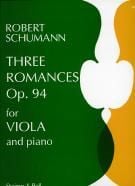 3 Romances Op. 94 Viola & Piano 