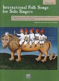 International Folk Songs for Solo Singers (Medium/High) (Book Only)