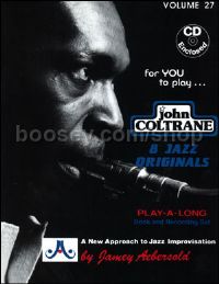 John Coltrane Book & CD  (Jamey Aebersold Jazz Play-along)