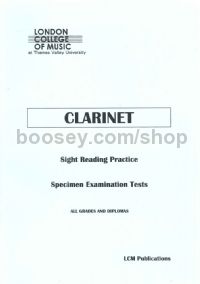LCM Clarinet Specimen Sight Reading Tests