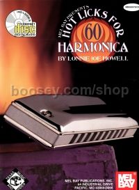 60 Hot Licks For Harmonica Howell (Book & CD) 