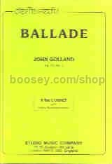 Ballade Op. 72, No. 1