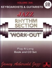 Rhythm Section Workout Piano & Guitar (Book & CD) (Jamey Aebersold Jazz Play-along Vol. 30)
