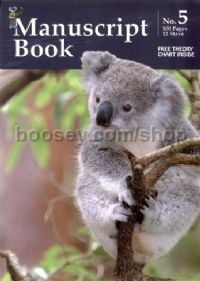 Koala Manuscript Book 5 (96 Pages 12 Stave - Pad) 