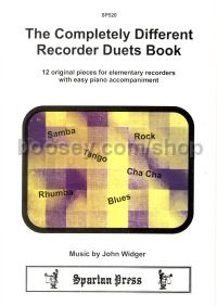 Completely Different Recorder Duets Book 