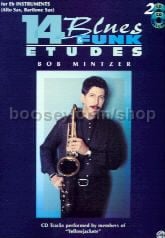 14 Blues & Funk Etudes: Eb Instruments (Book & 2 CDs)