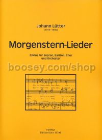 Morgenstern Songs - soprano, baritone, choir & orchestra (full score)