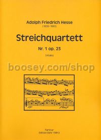 String Quartet No. 1 op. 23 - string quartet (full score)
