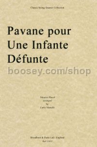Pavane Pour Une Infante Defunte string quartet score