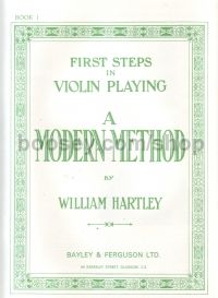First Steps In Violin Playing Book 1 Hartley's    