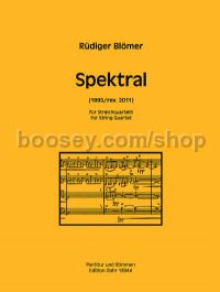 Spektral - string quartet (score & parts)