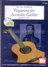 Paganini For Acoustic Guitar (Book & CD) 
