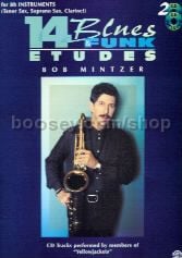 14 Blues & Funk Etudes: Bb Instruments (Book & 2 CDs)