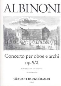 Oboe Concerto in Dmin Op. 9/2 Oboe & piano