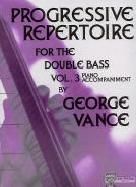 Progressive Repertoire Double Bass 3 Piano Acc 