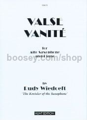 Valse Vanite for alto saxophone & piano