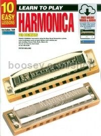 10 Easy Lessons-Harmonica (Book & CD)