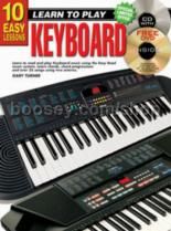 10 Easy Lessons Keyboard Book & CD + Free DVD 