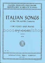 Italian Songs of the 17th & 18th Centuries vol.1 High Voice