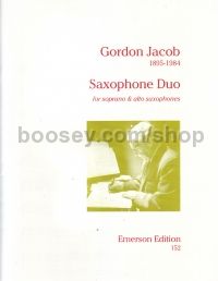 Saxophone Duo For Sop/alto