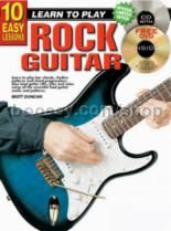 10 Easy Lessons Rock Guitar (Book & CD & Free DVD) 