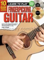 10 Easy Lessons Fingerpicking Guitar (Book & CD & Free DVD)