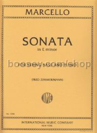 Sonata in E minor - Double Bass & Piano