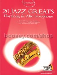 Guest Spot: 20 Jazz Greats - Alto Sax (Bk & 2CDs) Guest Spot series