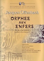Orpheus in the Underworld Vocal Score French/German