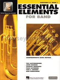 Essential Elements 2000 Book 1 Baritone TC (Bk & CD/DVD)