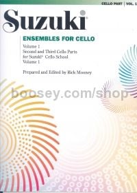 Suzuki Ensembles For Cello Volume 1