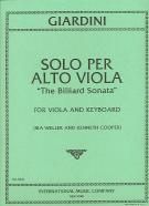 Solo Per Alto Viola - Billiard Sonata